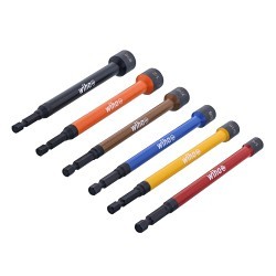 Wiha® 70486 Nut Setter Set, Chromium-Molybdenum Alloy Steel